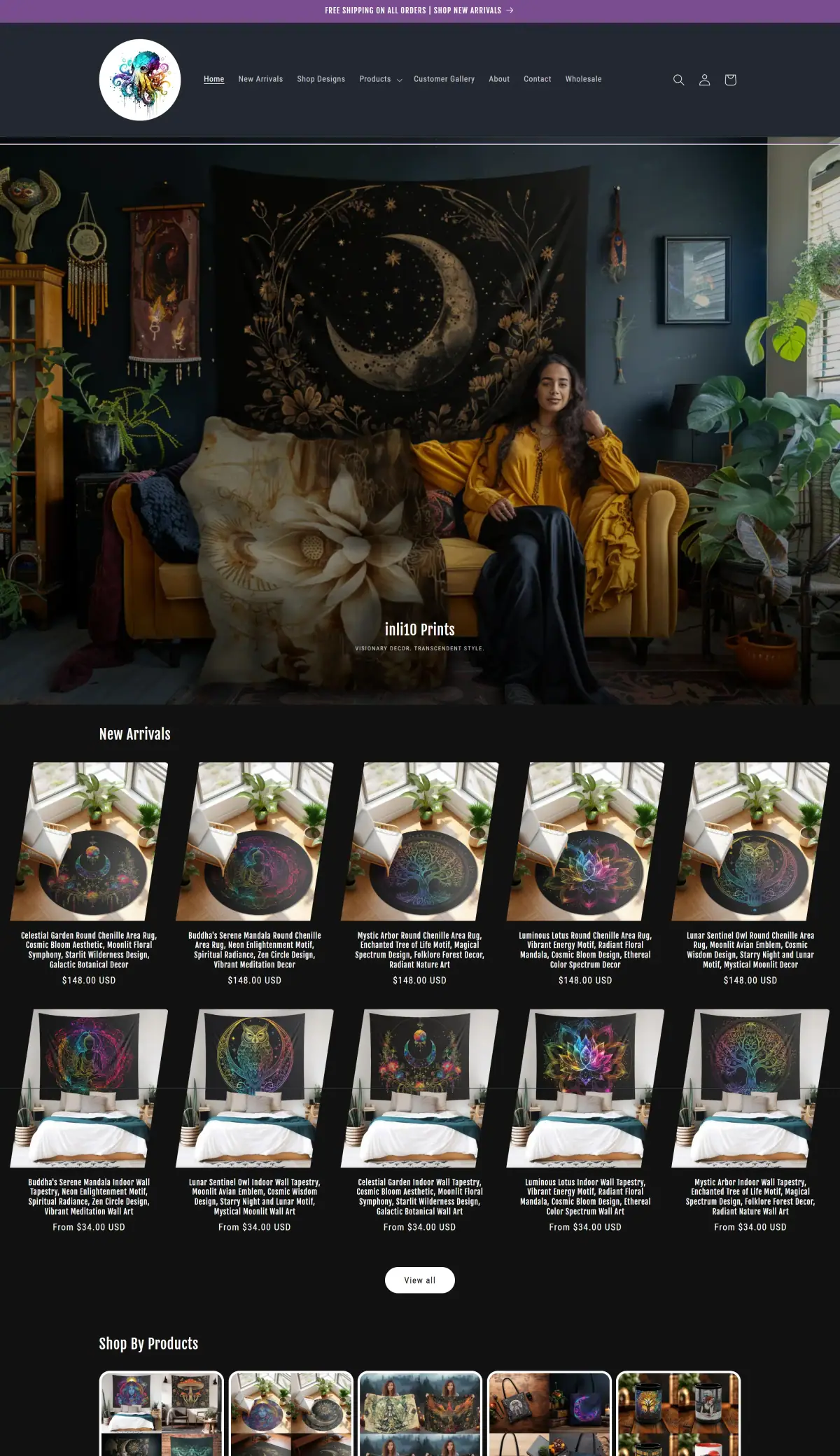 inli10 Prints Custom Shopify Theme preview